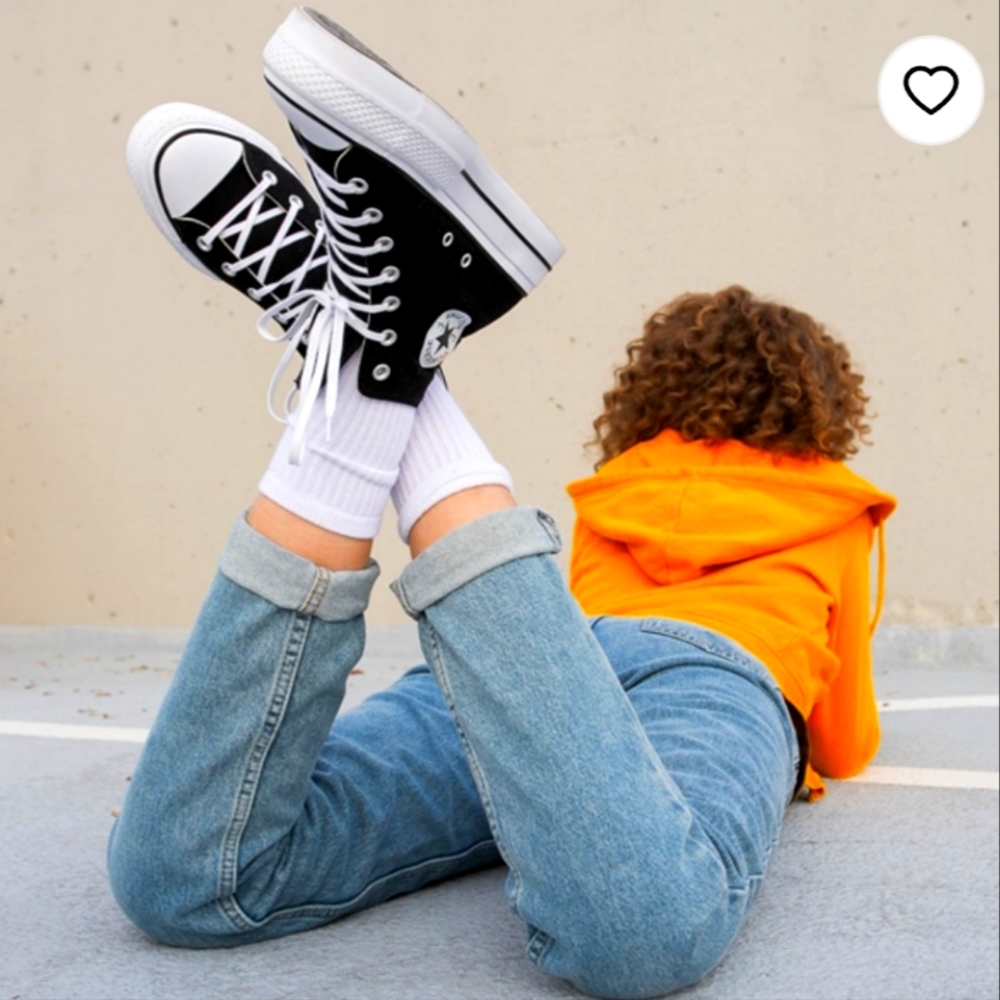 Converse Chuck Taylor All Star Move Platform Shoes Size 6.5